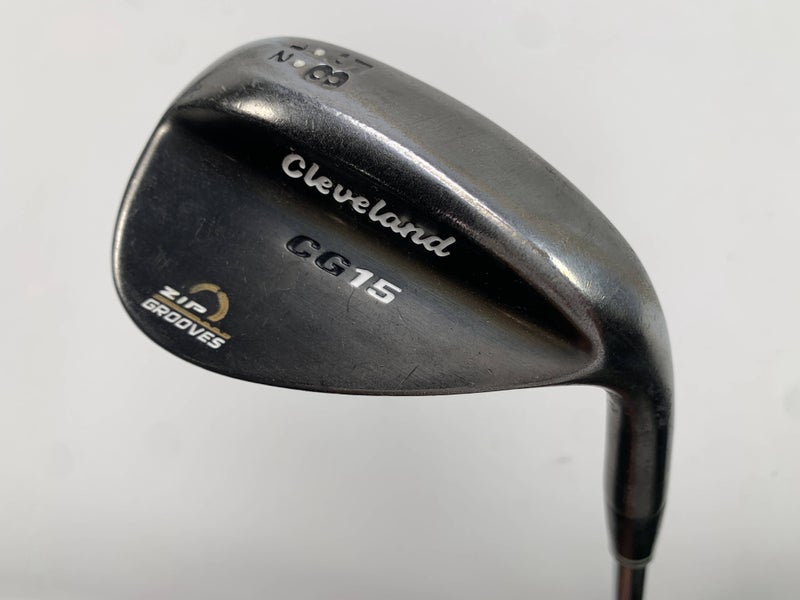 Cleveland CG15 Black Pearl 58* 12 Traction Wedge Steel Mens RH Midsize Grip