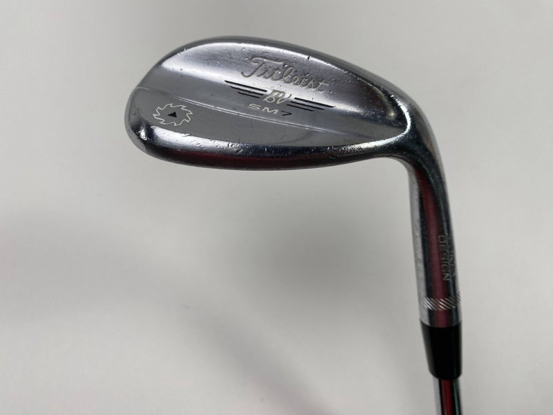 Titleist Vokey SM7 Tour Chrome Lob Wedge LW 60* 8 Bounce M-Grind RH Midsize Grip