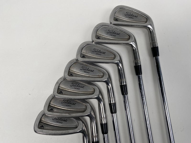 Titleist DCI 990 Iron Set 4-PW Rifle FCM 6.5 Stiff Steel Mens RH