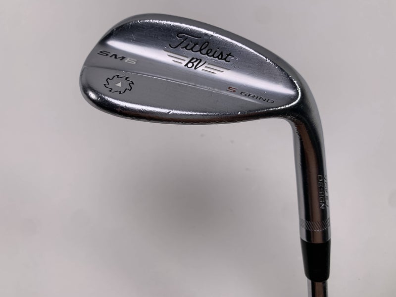 Titleist Vokey SM6 Tour Chrome Lob Wedge LW 58* 10 Bounce Wedge Steel Mens RH
