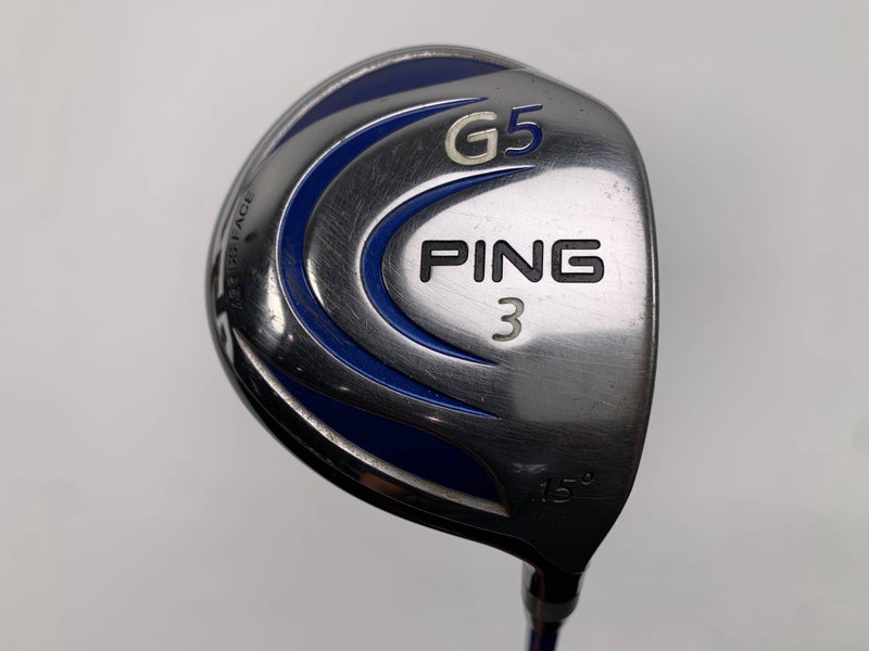 Ping G5 3 Fairway Wood 14.5* TFC 419 Soft Regular Senior RH Midsize Grip