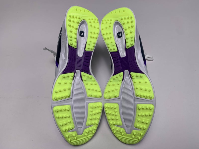 FootJoy FJ Fuel Sport Golf Shoes White Gray Purple Women's SZ 8.5 ( 90128 )