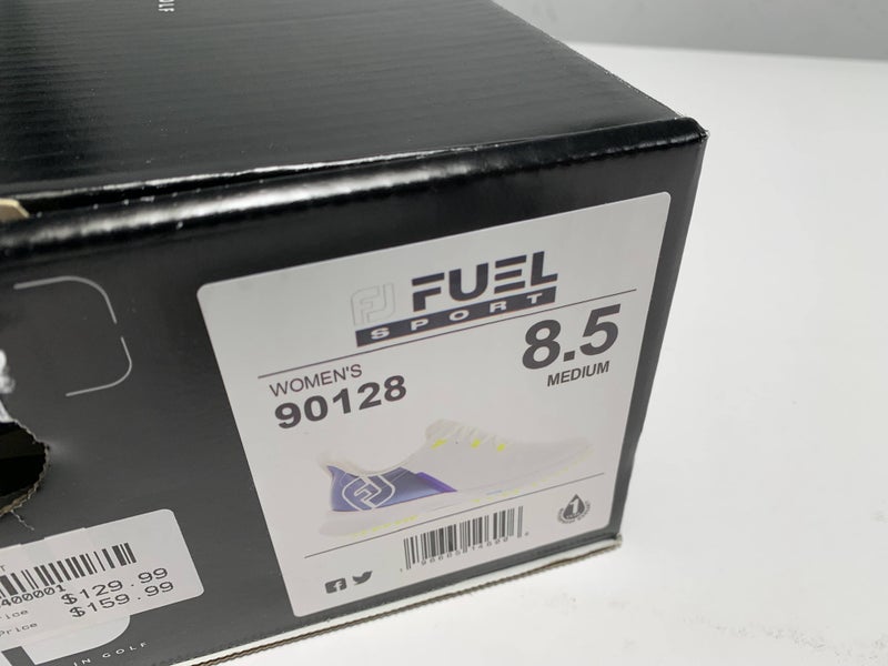 FootJoy FJ Fuel Sport Golf Shoes White Gray Purple Women's SZ 8.5 ( 90128 )