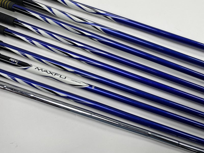 Maxfli Driver Maxfli REV 3 Club Set Driver 3W 4H 5 ,7,9 PW SW Putter Rev3 Junior RH ...