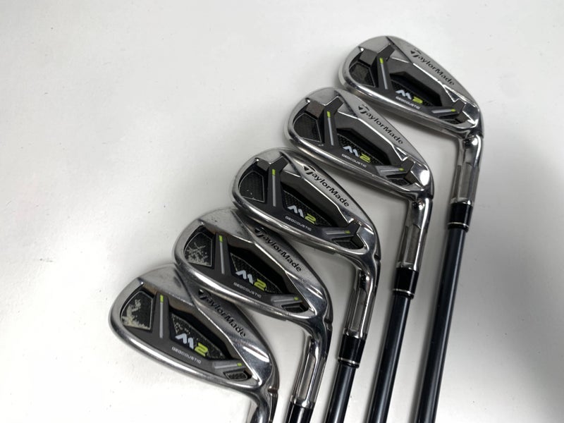 TaylorMade M2 Iron Set 6-PW REAX 65g Regular Graphite Mens RH