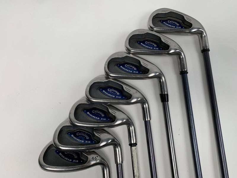 Callaway X-16 Iron Set 4-PW System CW75 Regular Graphite Mens RH