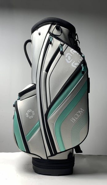 Cleveland Bloom Cart Bag Gray Black 5-Way Divide Single Strap Golf Bag