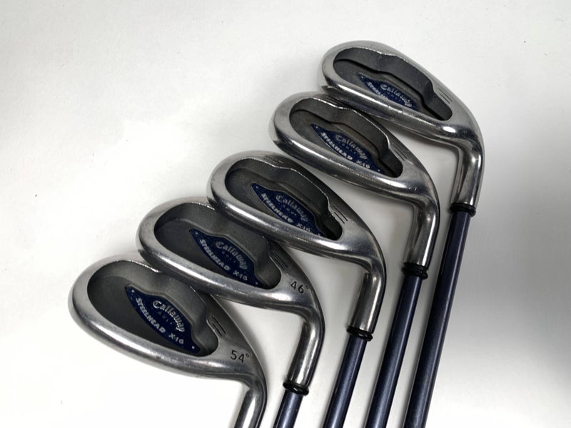 Callaway X-16 Iron Set 7-PW+SW System CW85 Firm Graphite Mens RH