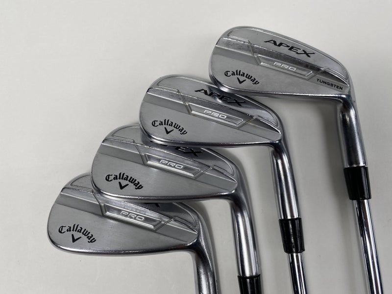 Callaway Apex Pro 21 Iron Set 7-PW True Temper Elevate ETS 115g Stiff Steel RH