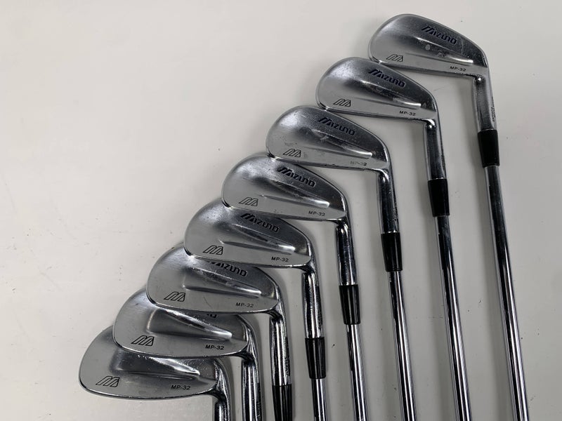 Mizuno MP 32 Iron Set 3-PW True Temper Dynamic Gold S300 Stiff Steel Mens RH