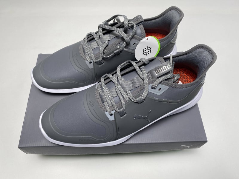 Puma Ignite Fasten8 Pro Golf Shoes Gray Men's SZ 10.5 (194466 09)