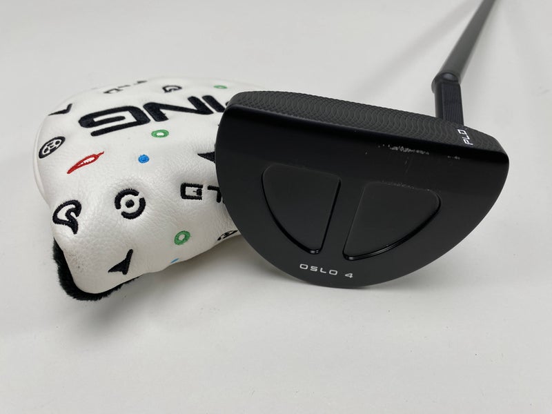 Ping PLD Milled Oslo 4 Matte Black Putter 34" Black Dot Men's RH W/Head Cover