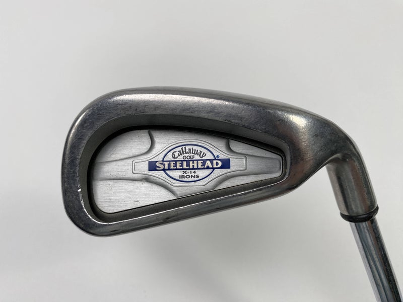 Callaway X-14 Single 5 Iron Steelhead Regular Steel Mens RH Midsize Grip +1''