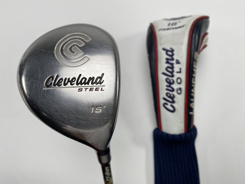 Cleveland Launcher Steel 3 Fairway Wood 15* Launcher 65g Stiff RH HC