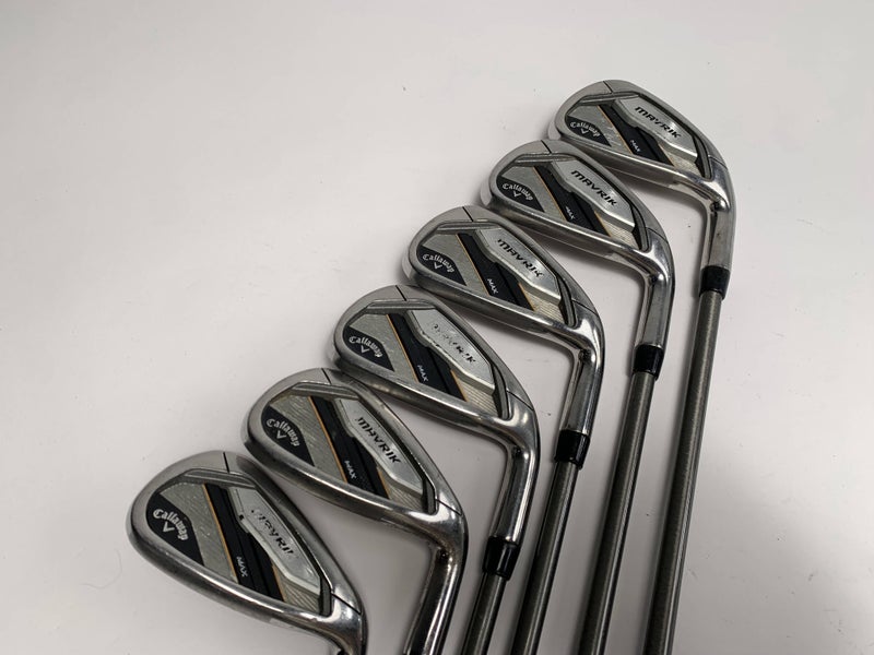 Callaway Mavrik Max Iron Set 4-PW NO 8 IRON SteelFiber fc 80 F3 80g Regular RH
