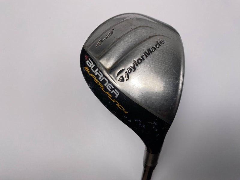 TaylorMade Burner Superlaunch 4 Hybrid 21* REAX 60g Regular Graphite Mens RH