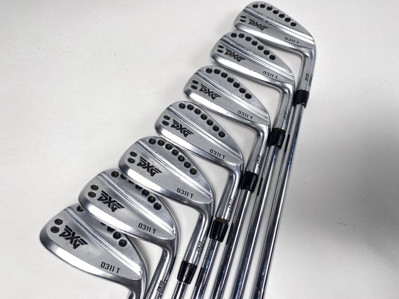 PXG 0311 T GEN2 Chrome Iron Set 4-PW KBS Tour 120 Stiff Steel Mens RH