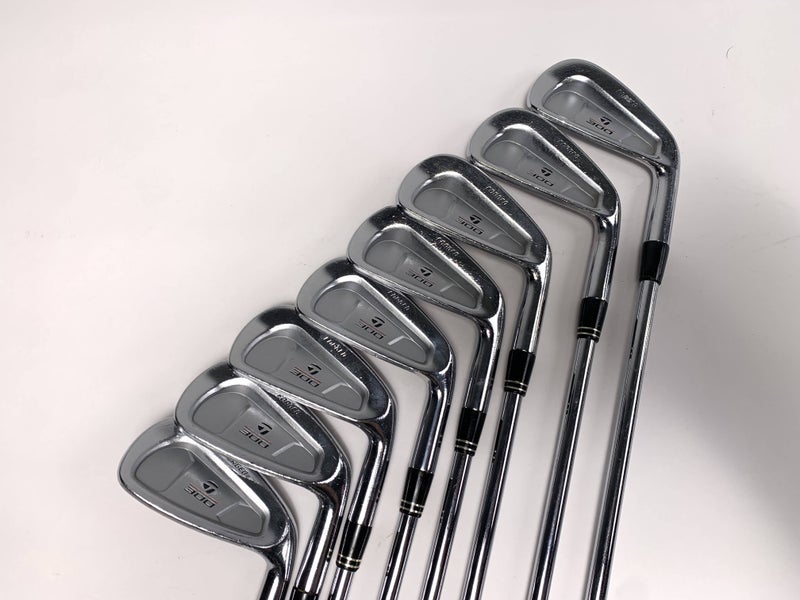 TaylorMade 300 Iron Set 2-PW Project X 6.0 Stiff Steel Mens RH- Missing 9 Iron