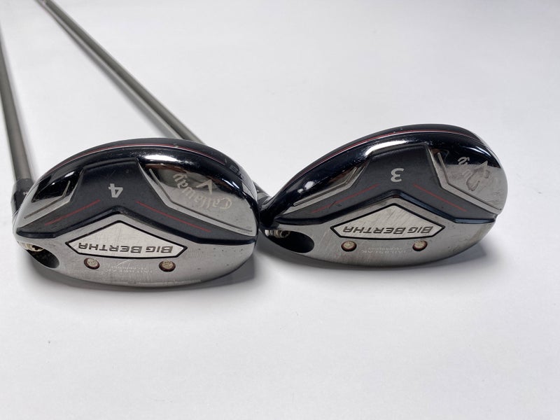 Callaway Big Bertha 2019 3 & 4 Hybrid Set 19* 22* Mamiya ZT9 460 F3 Regular RH