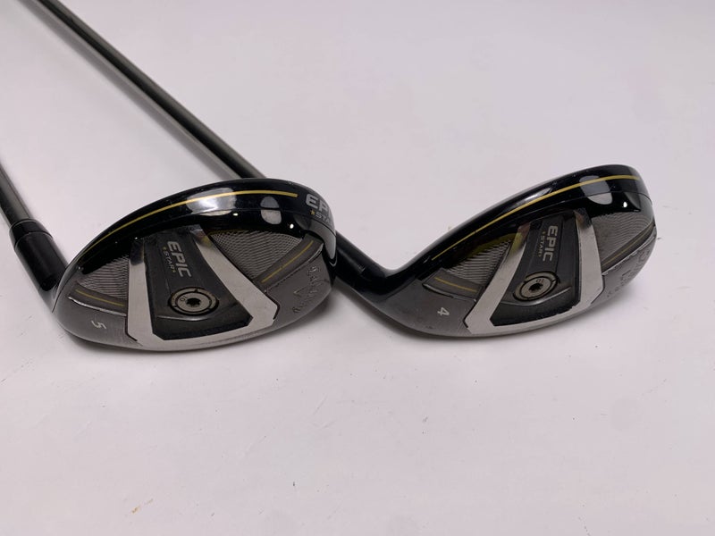 Callaway EPIC Star 4 & 5 Hybrid Set 22* 25* Grand Bassara 55g Regular RH
