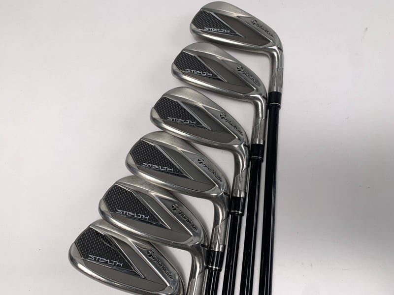 TaylorMade Stealth Iron Set 6-PW+AW Fujikura Ventus 6-R Regular Graphite Mens RH