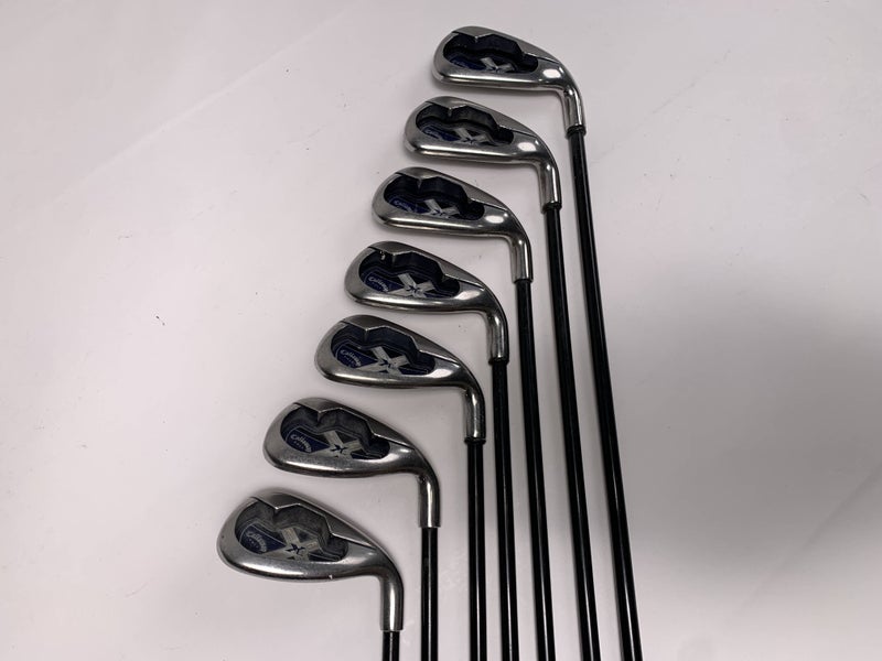 Callaway X-18 Iron Set 5-PW+AW System CW75 Regular Graphite Mens RH