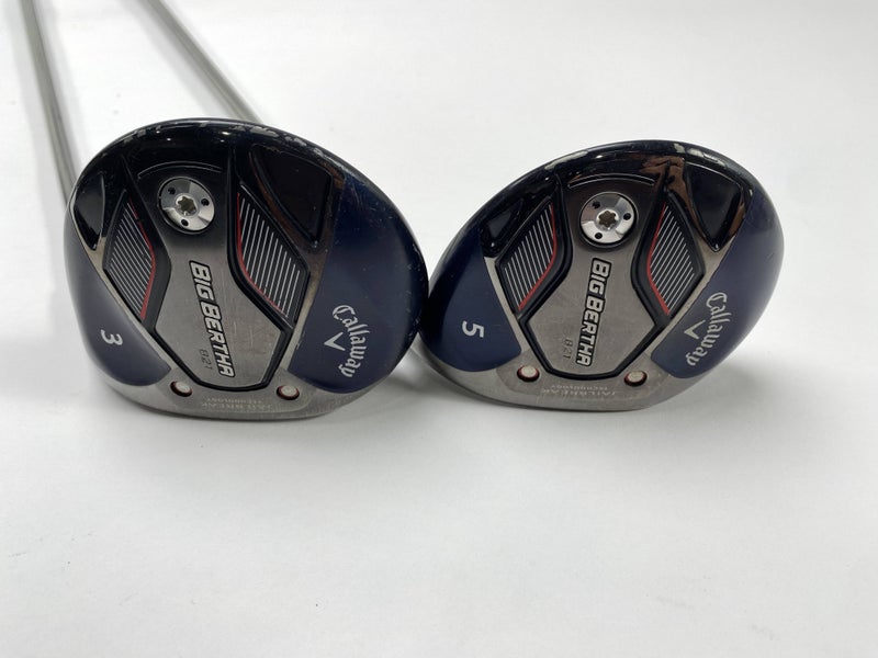 Callaway Big Bertha B21 3 & 5 Fairway Wood Set 15* 18* RCH 45 A Senior RH