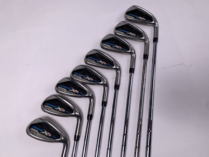 Callaway XR Iron Set 4-PW+AW KBS Tour V 110g Stiff Steel Mens RH