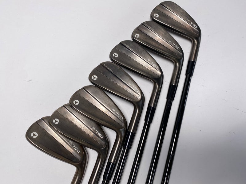 TaylorMade P790 Aged Copper 2024 Iron Set 4-PW KBS Tour Lite Stiff Steel Mens RH