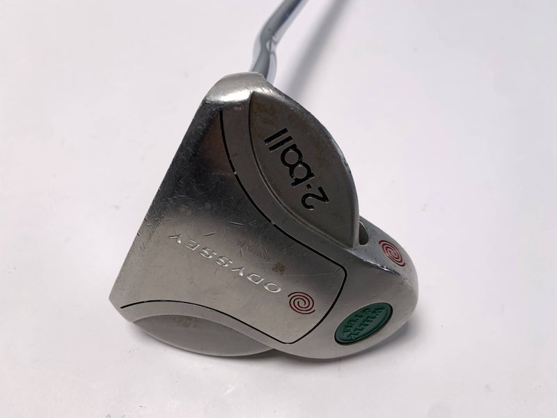 Odyssey White Steel 2-Ball Putter 34" SuperStroke Flatso 1.0 Mens RH