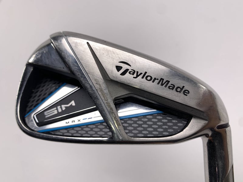 TaylorMade SIM MAX Single 7 Iron KBS Max 85g Regular Steel Mens RH