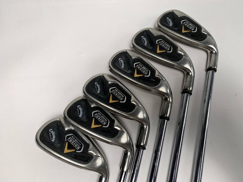 Callaway Fusion Iron Set 4-9 Uniflex Steel Mens RH