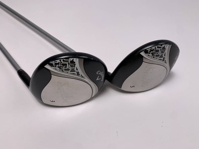 Callaway Solaire 3 & 5 Fairway Wood Set 15* 18* Ladies Graphite Womens RH