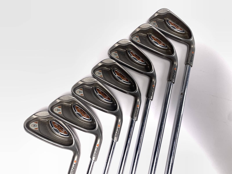 Ping G10 Iron Set 4-PW Orange Dot AWT Regular Steel Mens RH