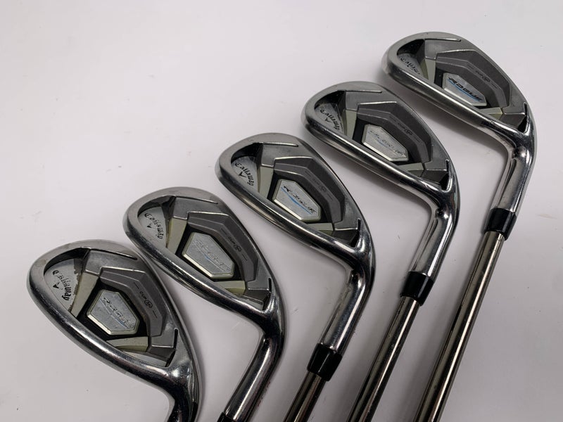 Callaway Rogue Iron Set 6-PW+AW Recoil 460 F3 Regular Graphite RH-Missing 9 Iron