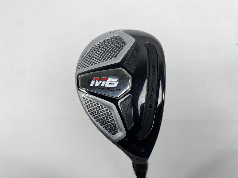 TaylorMade M6 4 Hybrid 22* Fujikura Atmos 6R Regular Graphite Mens RH