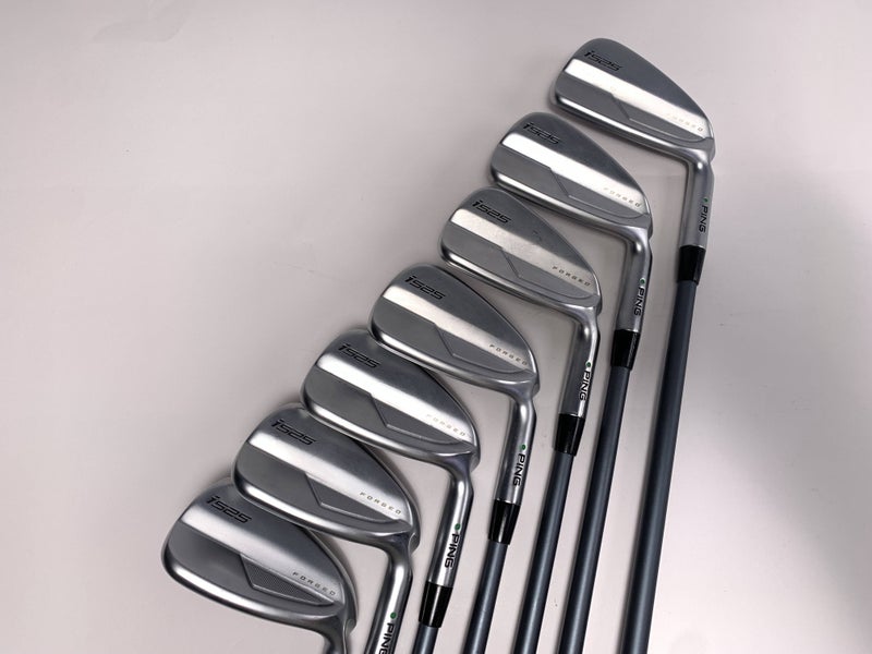 Ping i525 Iron Set 5-PW+GW Green Dot 2* Up Alta CB AWT Stiff Graphite Mens RH