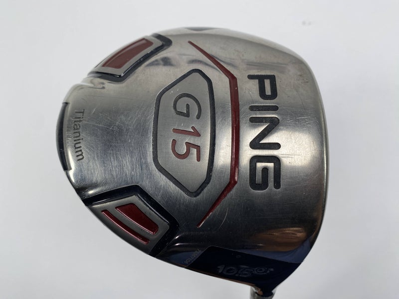 Ping G15 Driver 10.5* Aldila Serrano 60g Stiff Graphite Mens RH Midsize Grip