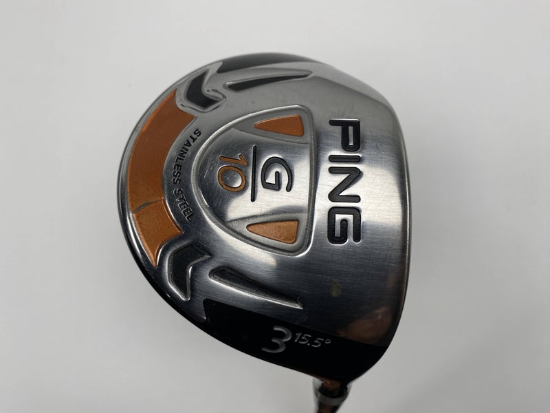 Ping G10 3 Fairway Wood 15.5* TFC 129 F Soft Regular Senior Graphite Mens RH