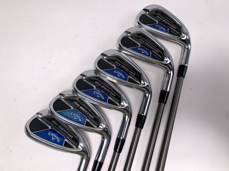 Callaway Big Bertha B21 Iron Set 6-PW+GW SteelFiber FC70 F3 Regular RH -.5''