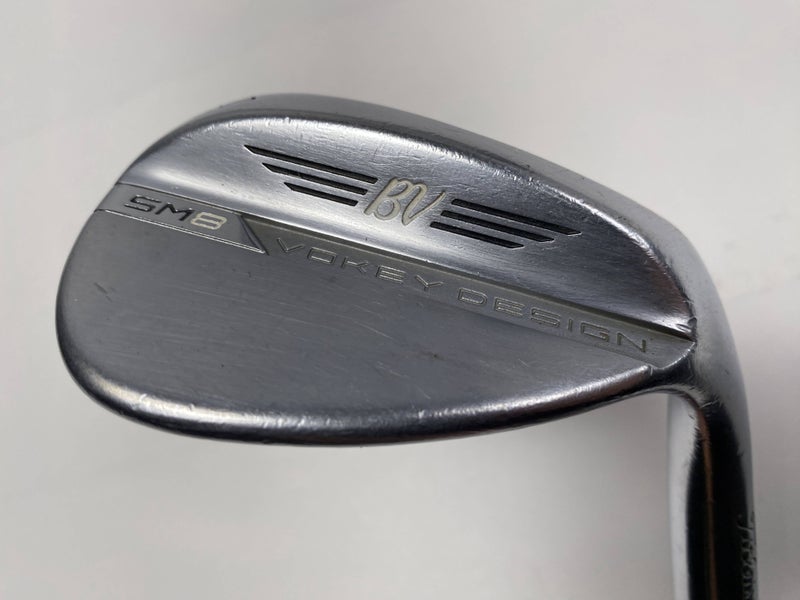 Titleist Vokey SM8 Tour Chrome Wedge 60* 8 Bounce M-Grind Wedge Steel Mens RH