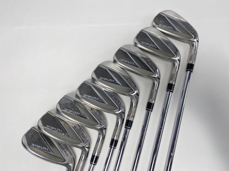 TaylorMade Stealth Iron Set 5-PW+AW+SW KBS Max MT 85g Regular Steel Mens RH