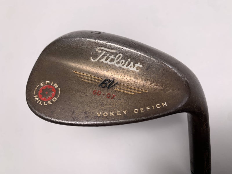 Titleist Vokey Spin Milled Oil Can 2009 Wedge 60* 7 Dynamic Gold S200 Stiff RH