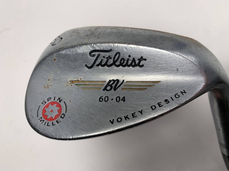Titleist Vokey Spin Milled Chrome 2009 Wedge 60* 4 Wedge Steel Mens RH