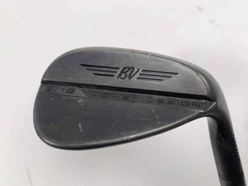 Titleist Vokey SM8 Jet Black Wedge 50* 8 AMT Black S300 Stiff Steel Mens RH