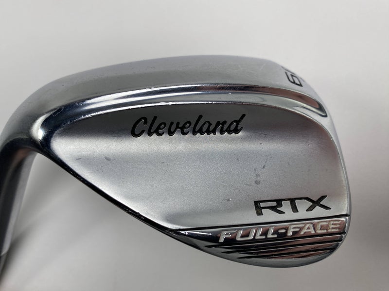 Cleveland RTX Full Face Tour Satin Lob Wedge 60* 9 AMT S300 Tour White Stiff LH