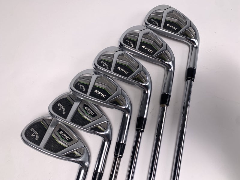 Callaway EPIC Pro Combo Iron Set 5-PW Project X LZ 6.0 105g Stiff Steel Mens RH