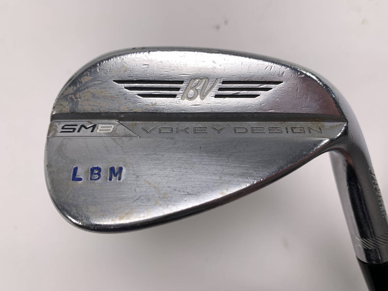 Titleist Vokey SM8 Tour Chrome Gap Wedge GW 48* 10 F-Grind LZ 6.0 120g Stiff RH
