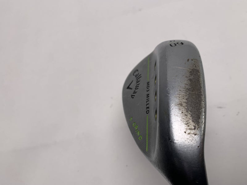 Callaway MD3 Milled Chrome S-Grind Lob Wedge LW 60* 9 S-Grind DG S300 Stiff RH
