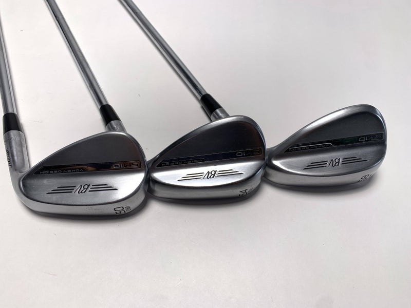 Titleist Vokey SM10 Tour Chrome Wedge Set 50* 8 | 54* 10 | 58* 14 SM10 Wedge RH